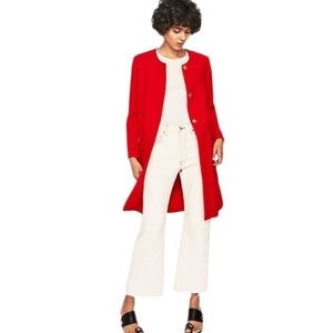 Zara | red orange coat size small